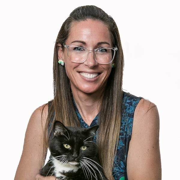 Dr. Chiara Costanzo with pet