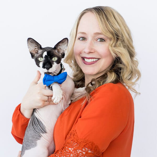 Dr. Kryssa Johnson with pet
