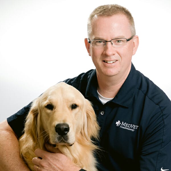 Dr. Matt Read with pet