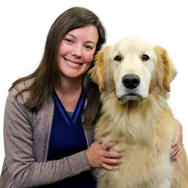 Dr. Melissa Nicol with pet