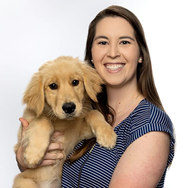 Dr. Jennifer Cline with pet