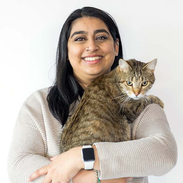 Dr. Sabrina Rupani with pet