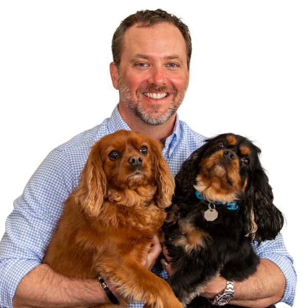 Dr. Max Banwell with pets