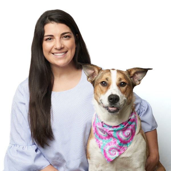 Dr. Julia Fincher with pet