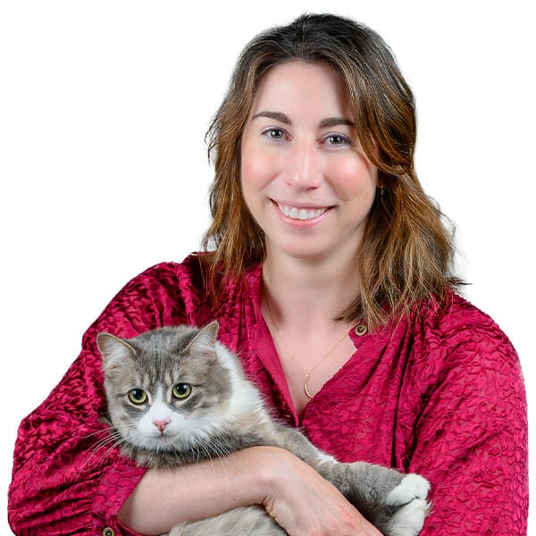 Dr. Anna Sirochman with pet