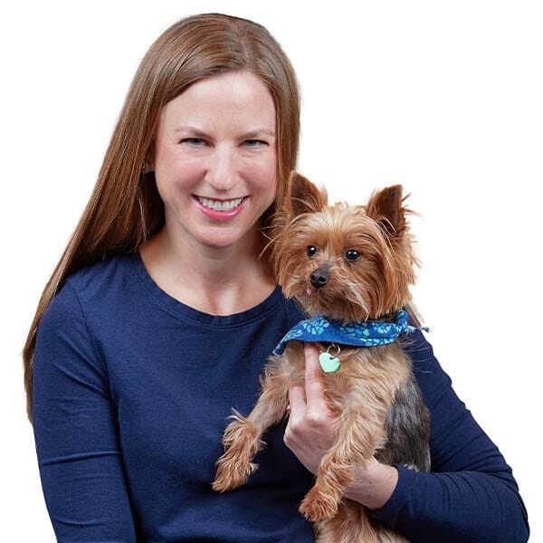 Dr. Laura Pell with pet