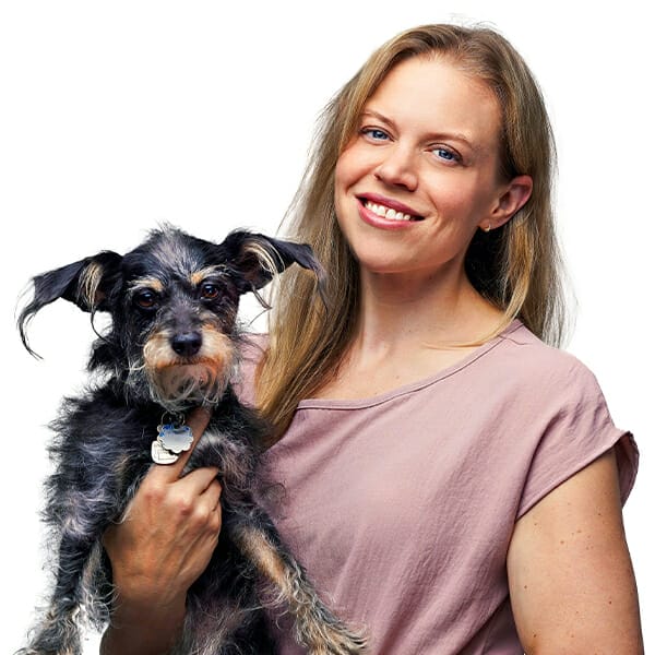 Dr. Kristen Danielson with pet