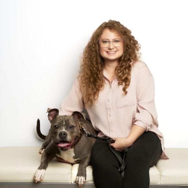 Dr. Twila Booke with pet