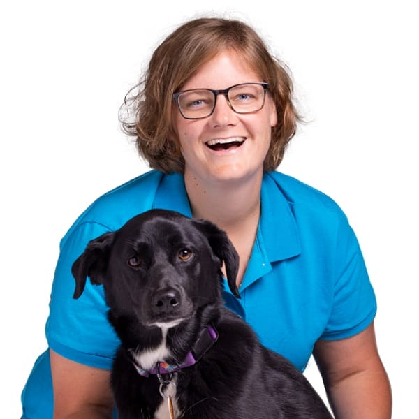 Dr. Angela Gorney with pet