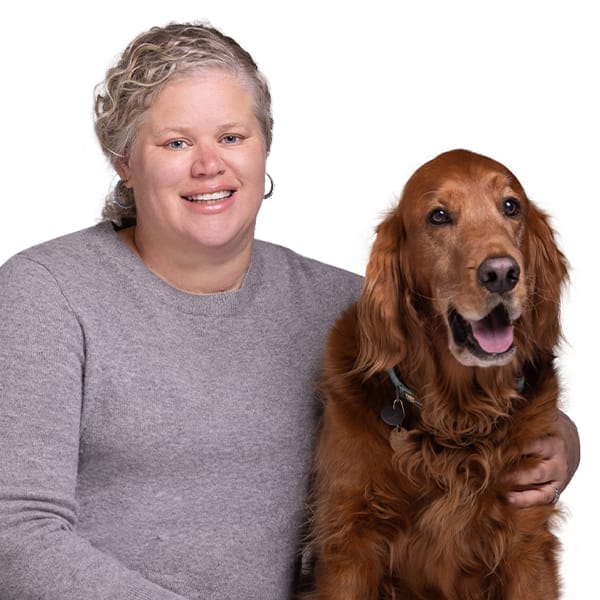 Dr. Elliot Williams with pet