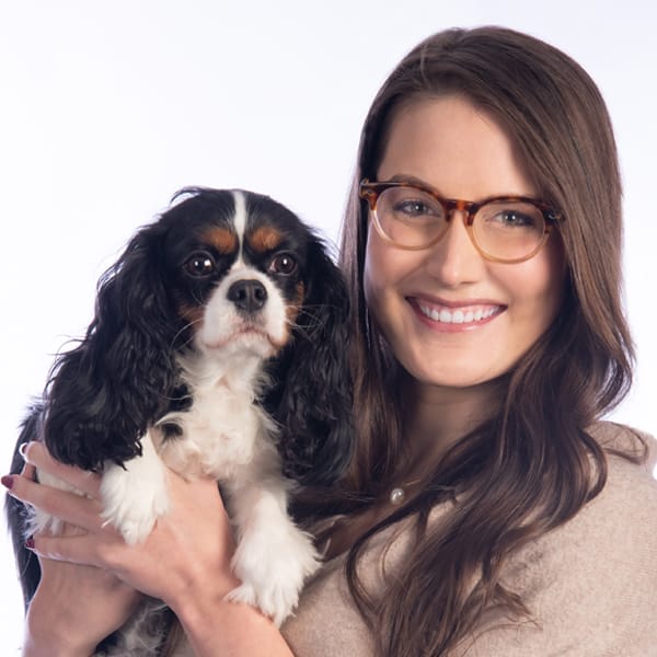 Dr. Jess Eisenbarth with pet
