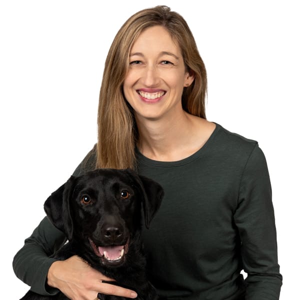 Dr. Audrey Morrissey with pet