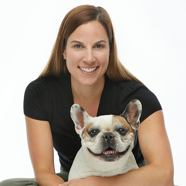 Dr. Emily Dozeman with pet