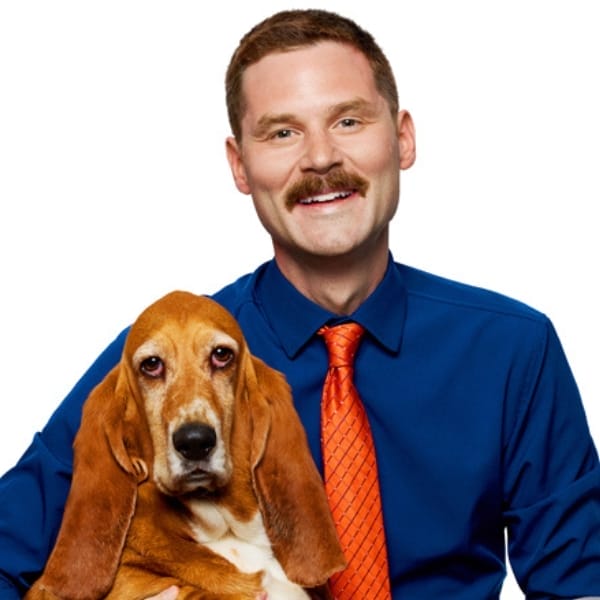 Dr. Jared Ashworth with pet