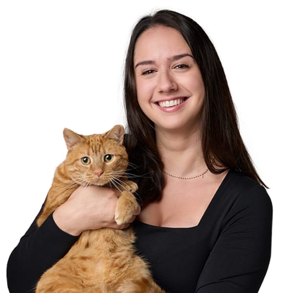 Dr. Alexandra DeStefano with pet