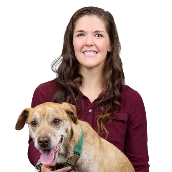 Dr. Haley Hensel with pet