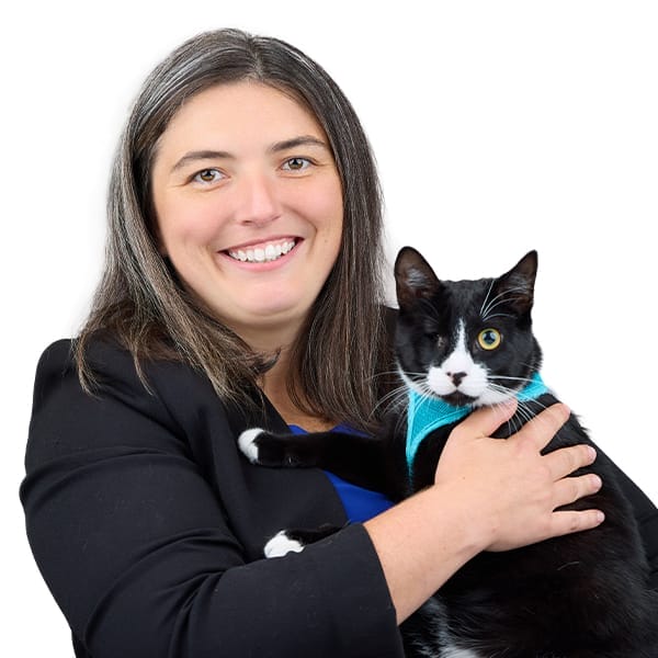 Dr. Shannon Keane with pet