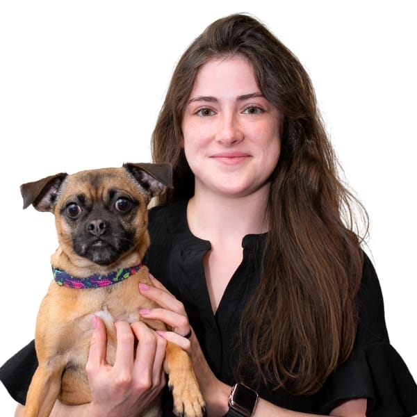 Dr. Isabella Barnes with pet