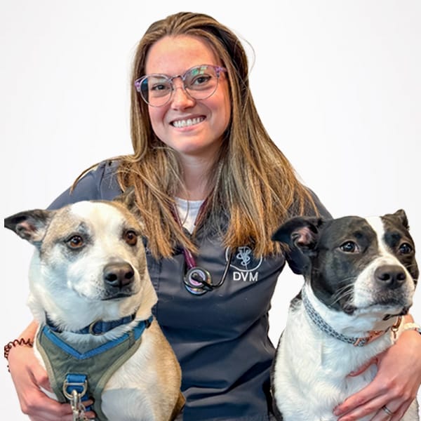 Dr. Sierra Crotty with pets