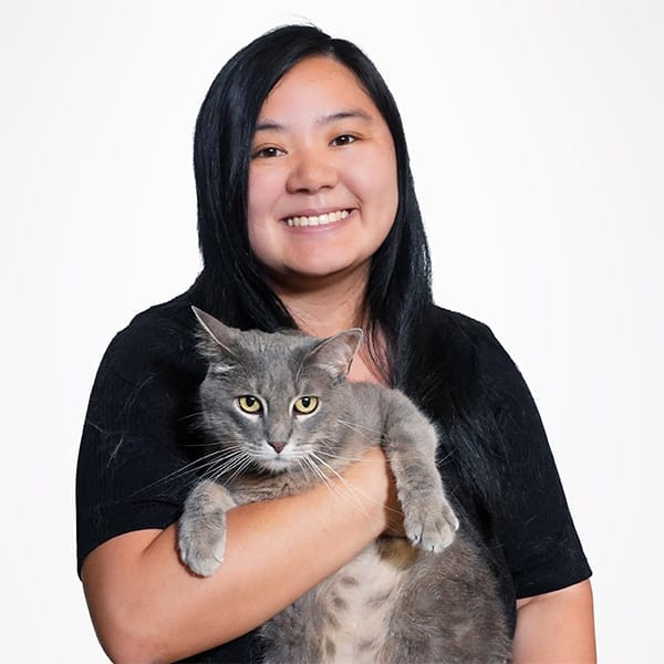 Dr. Christa Lam with pet