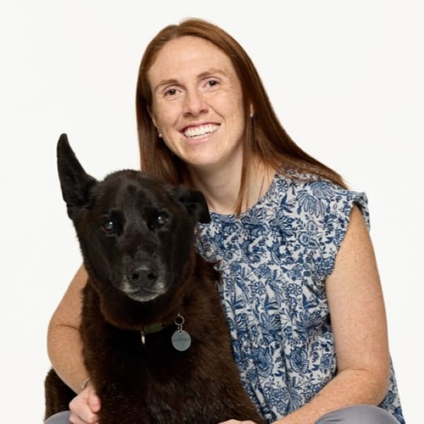 Dr. Olivia Stephenson with pet