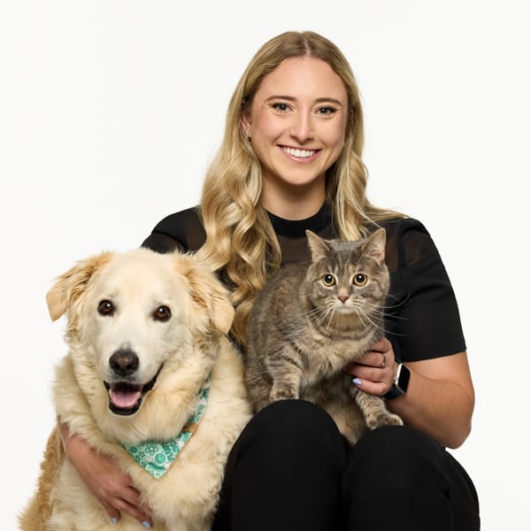 Dr. Victoria McKaba with pet