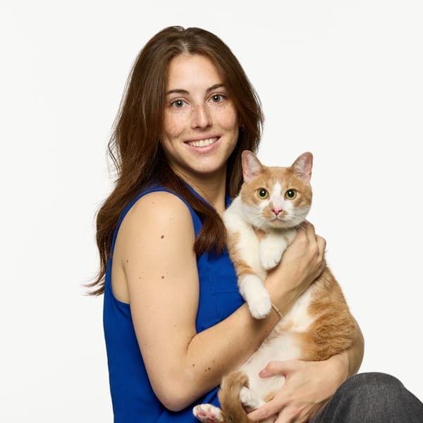 Dr. Natalie Morelli with pet