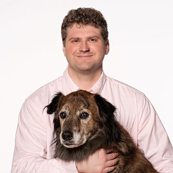 Dr. Tyler Chipps with pet