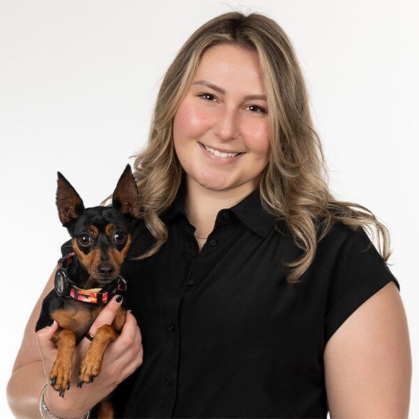 Dr. Eva Epstein with pet