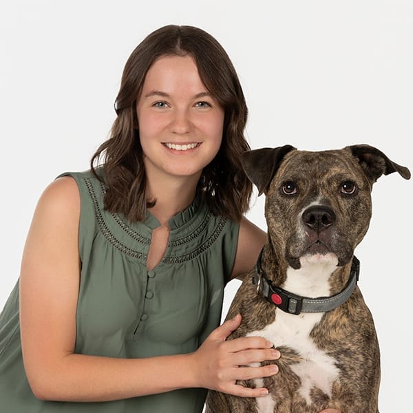 Dr. Anna Elder with pet